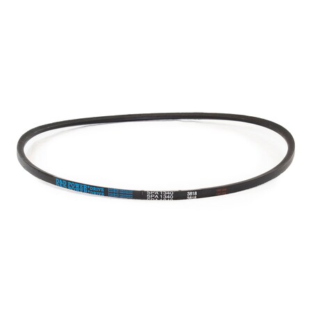 D&D SPA1340 Metric V-Belt, 1340mm Outside Length, 13 mm Top Width, 10 mm Thickness, 1 Ribs SPA1340
